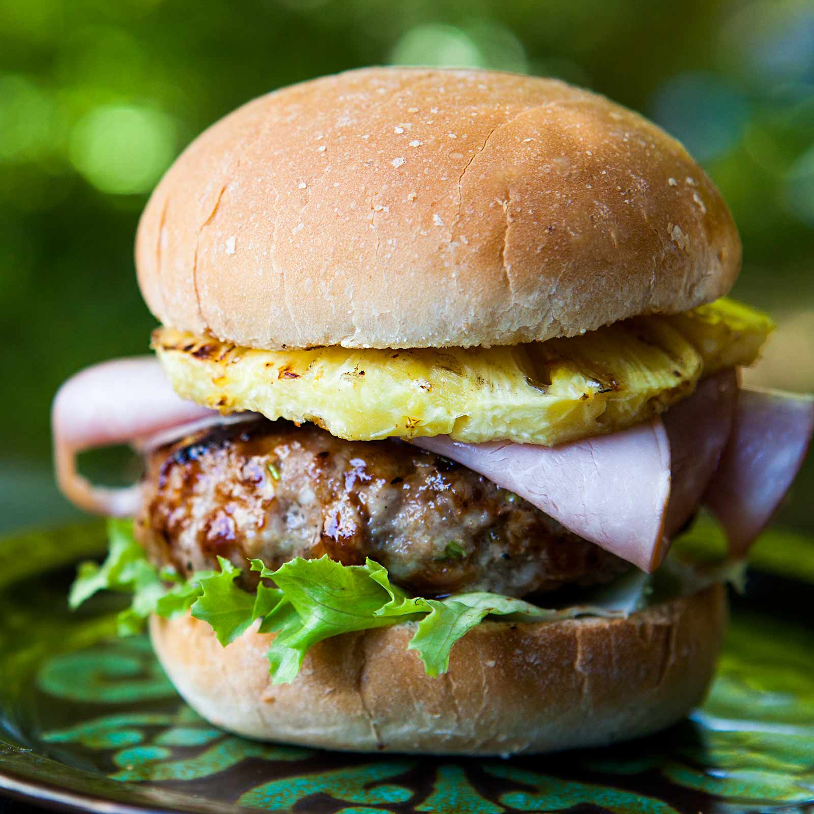 Burger de porc hawaïen