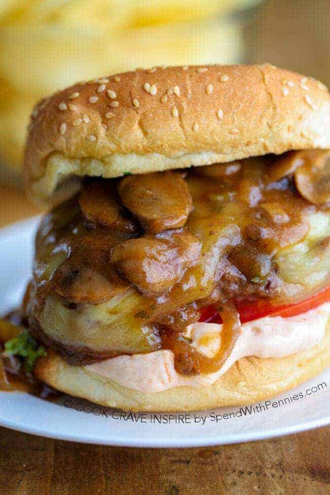 a Salisbury Steak Burger