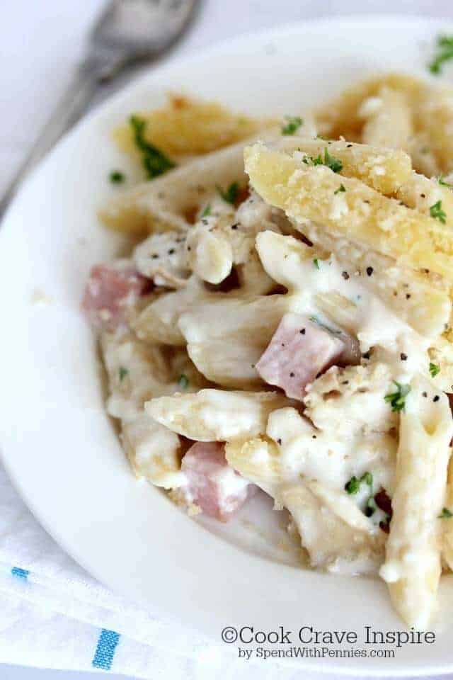 Casserole Cordon Bleu! (Il n'y a pas de soupe à la crème dans tout ça!)