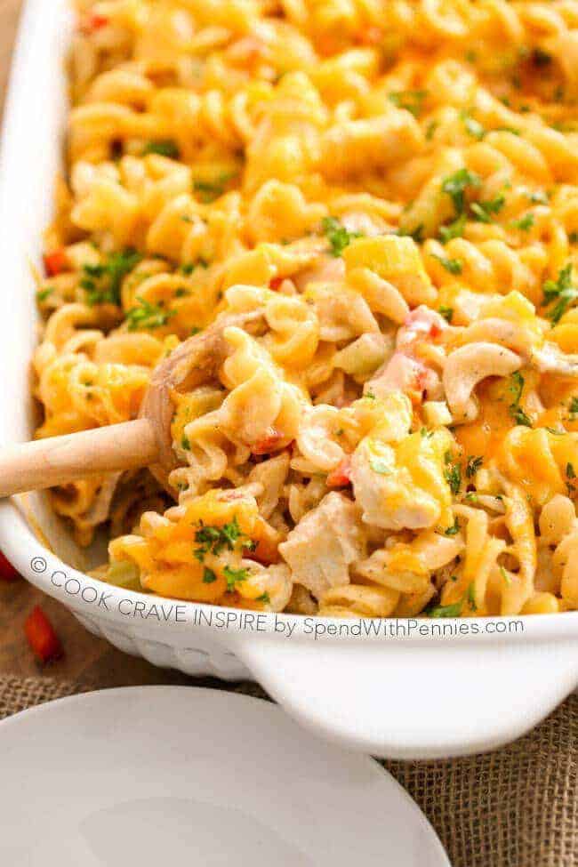 Casserole de pâtes Ranch Buffalo