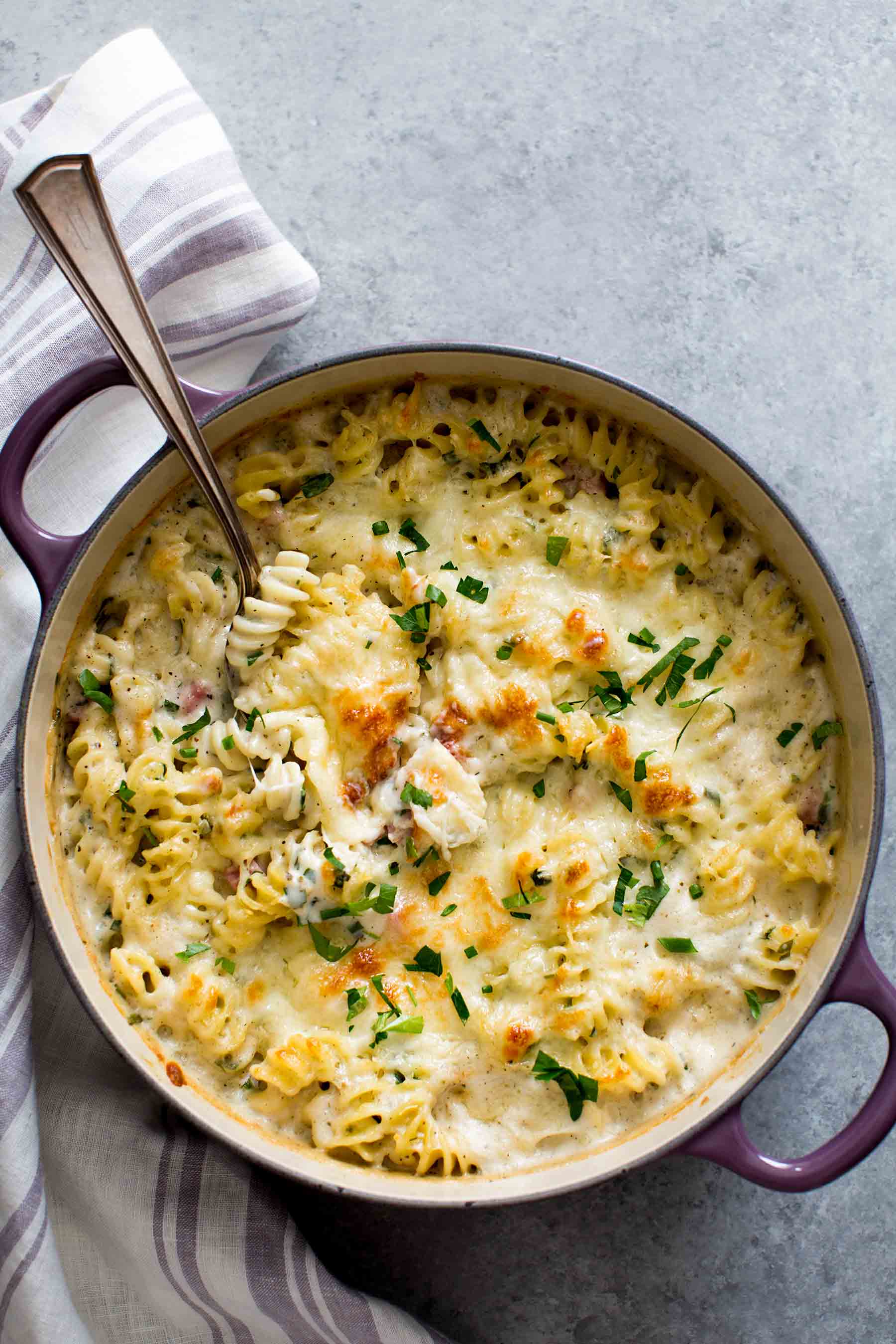 Ham and Cheese Pasta Bake