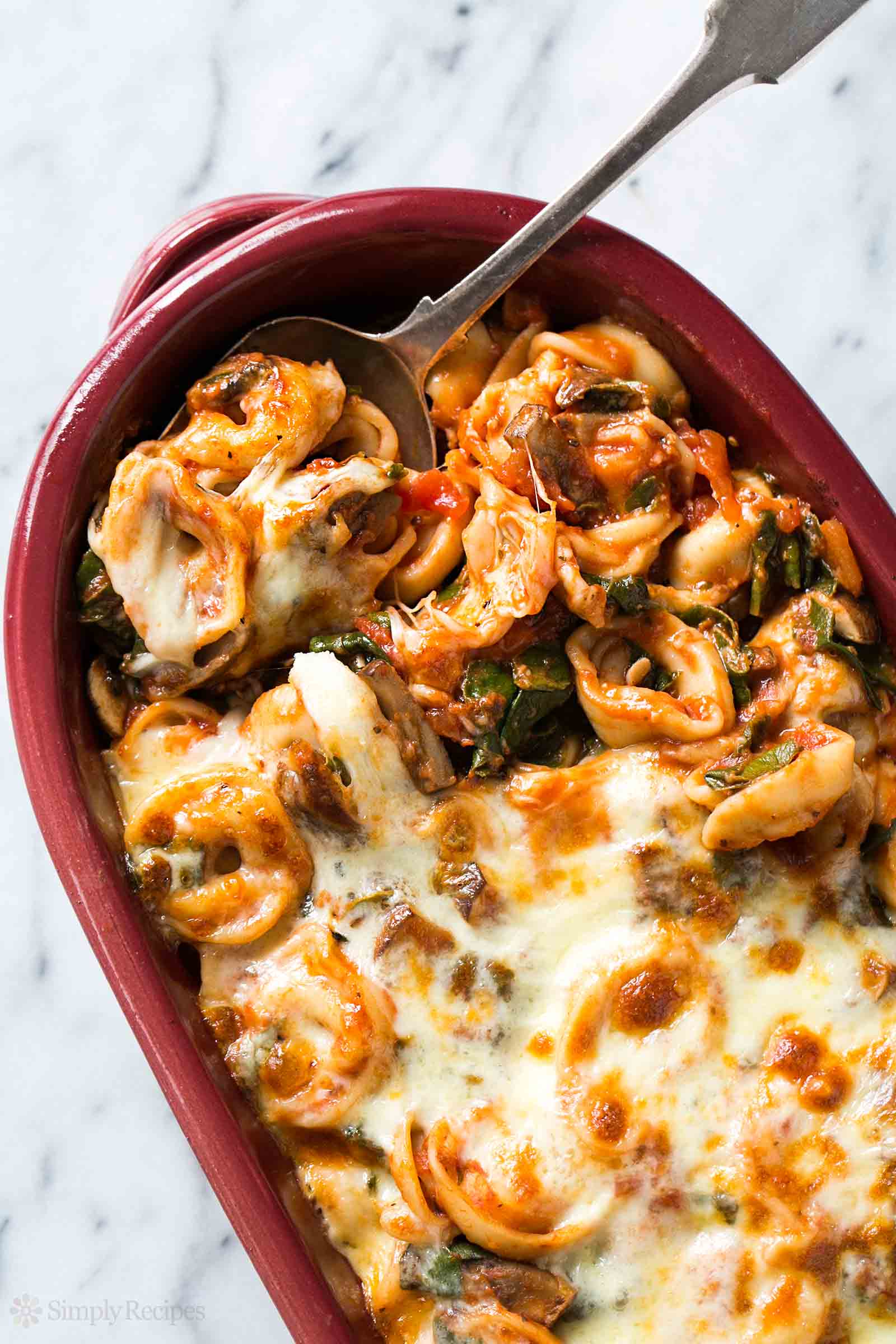 Cheesy Tortellini Casserole