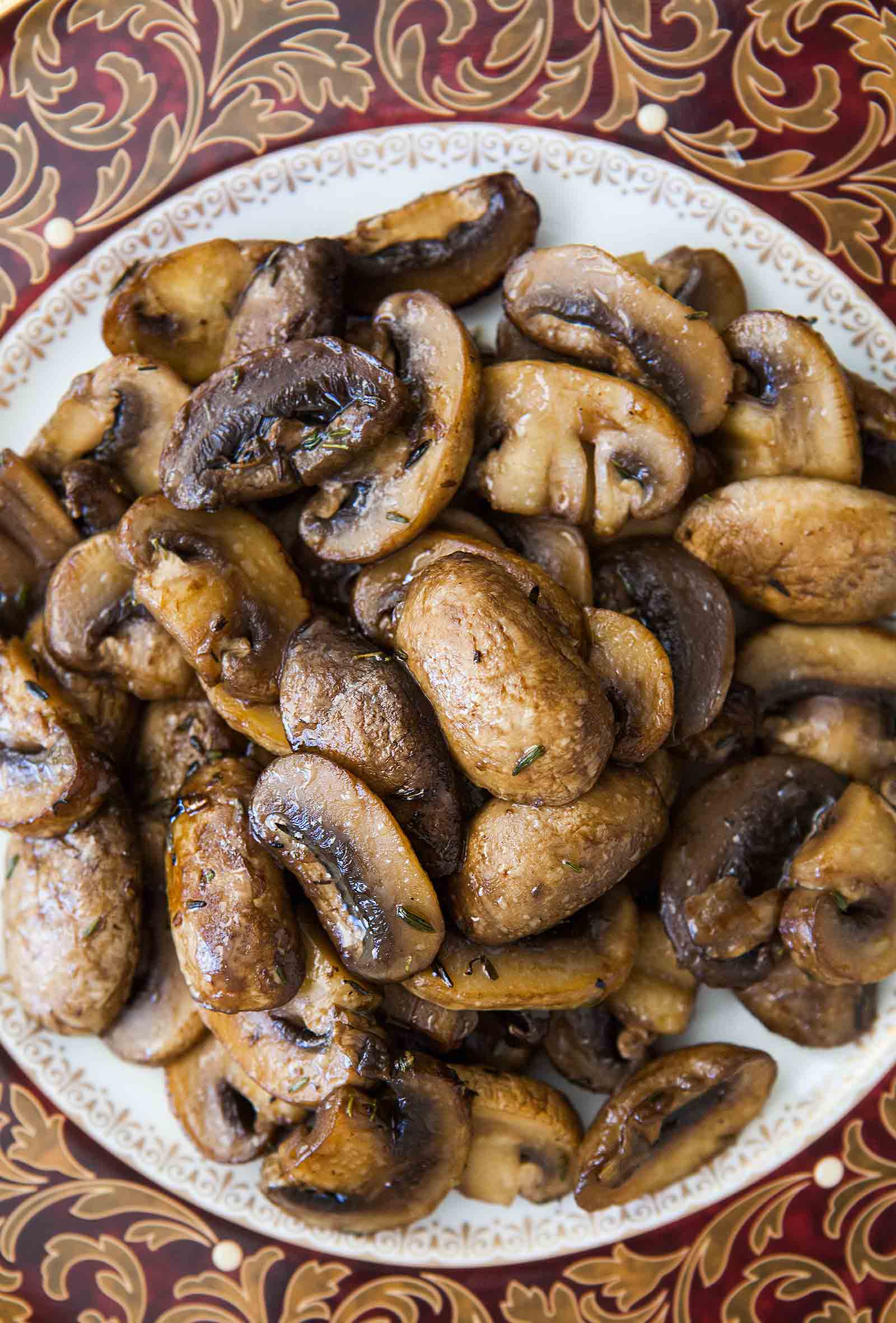 Marsala Glazed Mushrooms