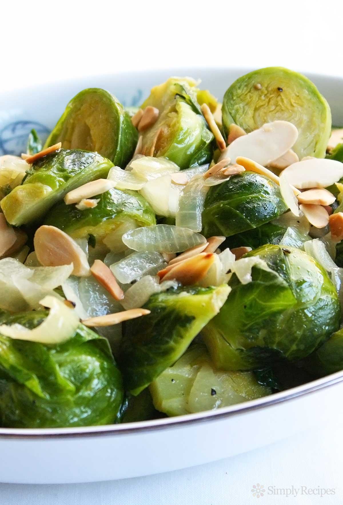 Brussels Sprouts with Toasted Almonds