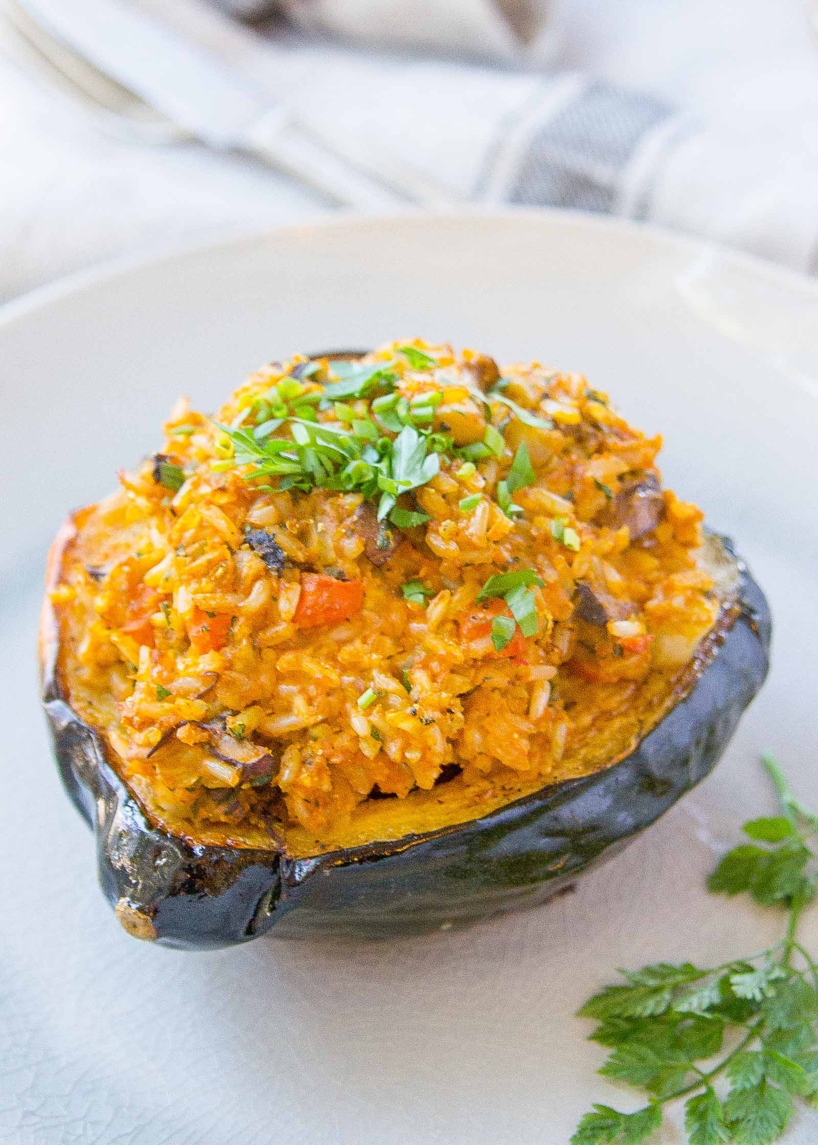 Vegan Stuffed Squash