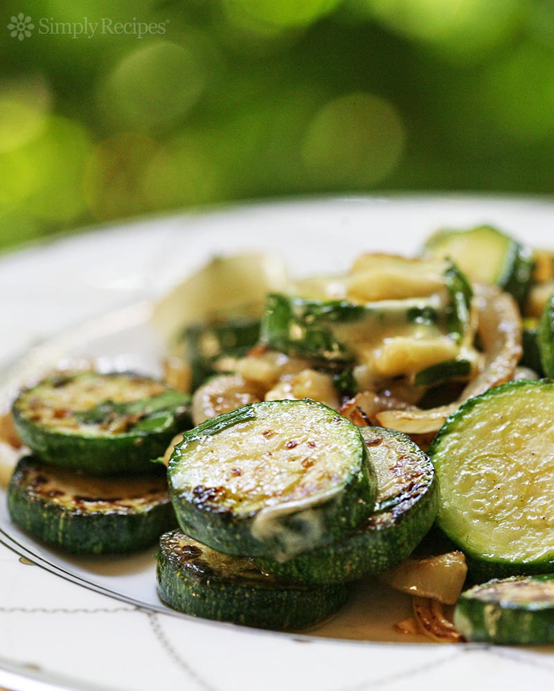 Sauteed Zucchini with Gruyere