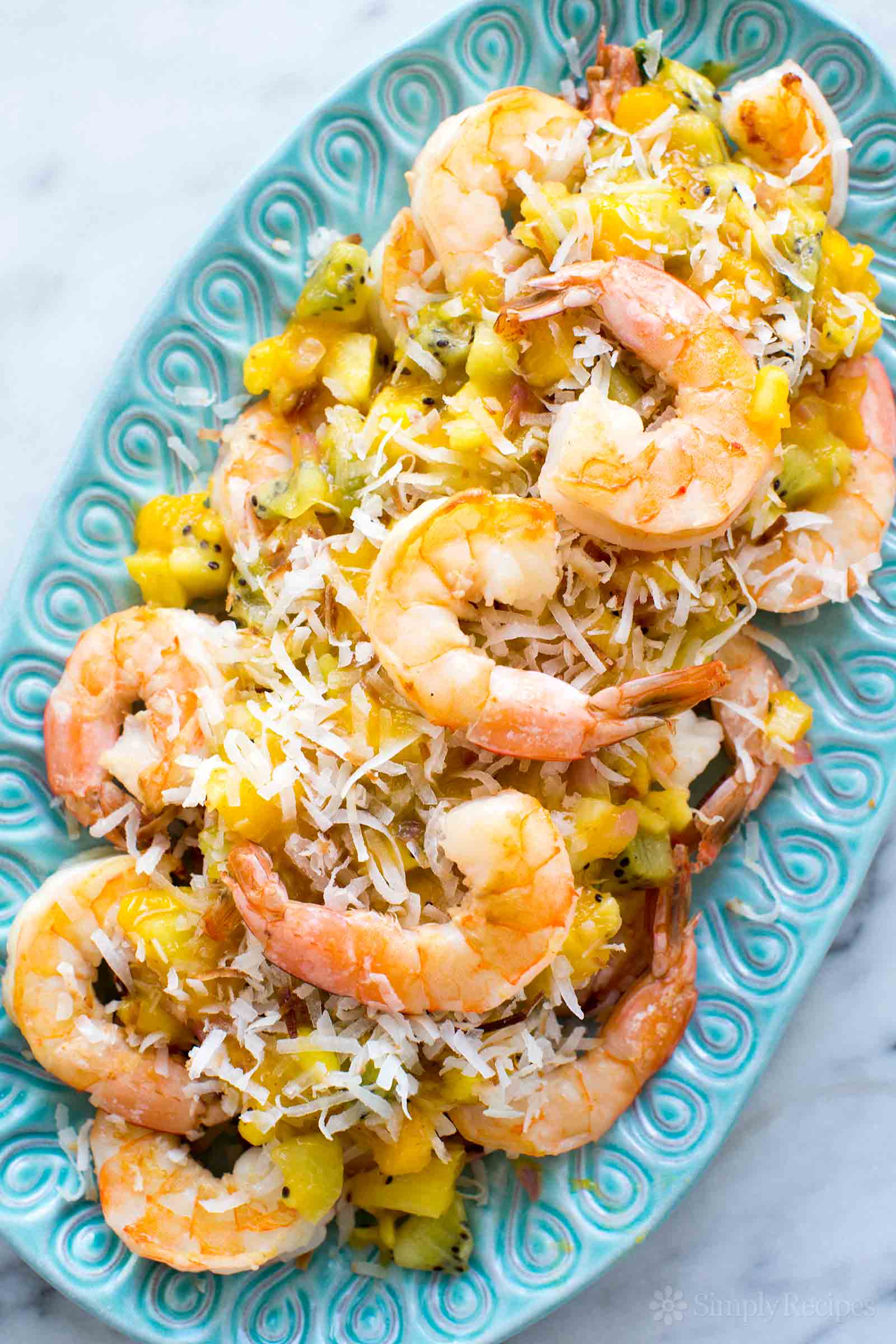 Sautéed Shrimp with Tropical Salsa