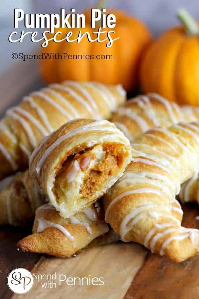 Pumpkin Pie Crescents