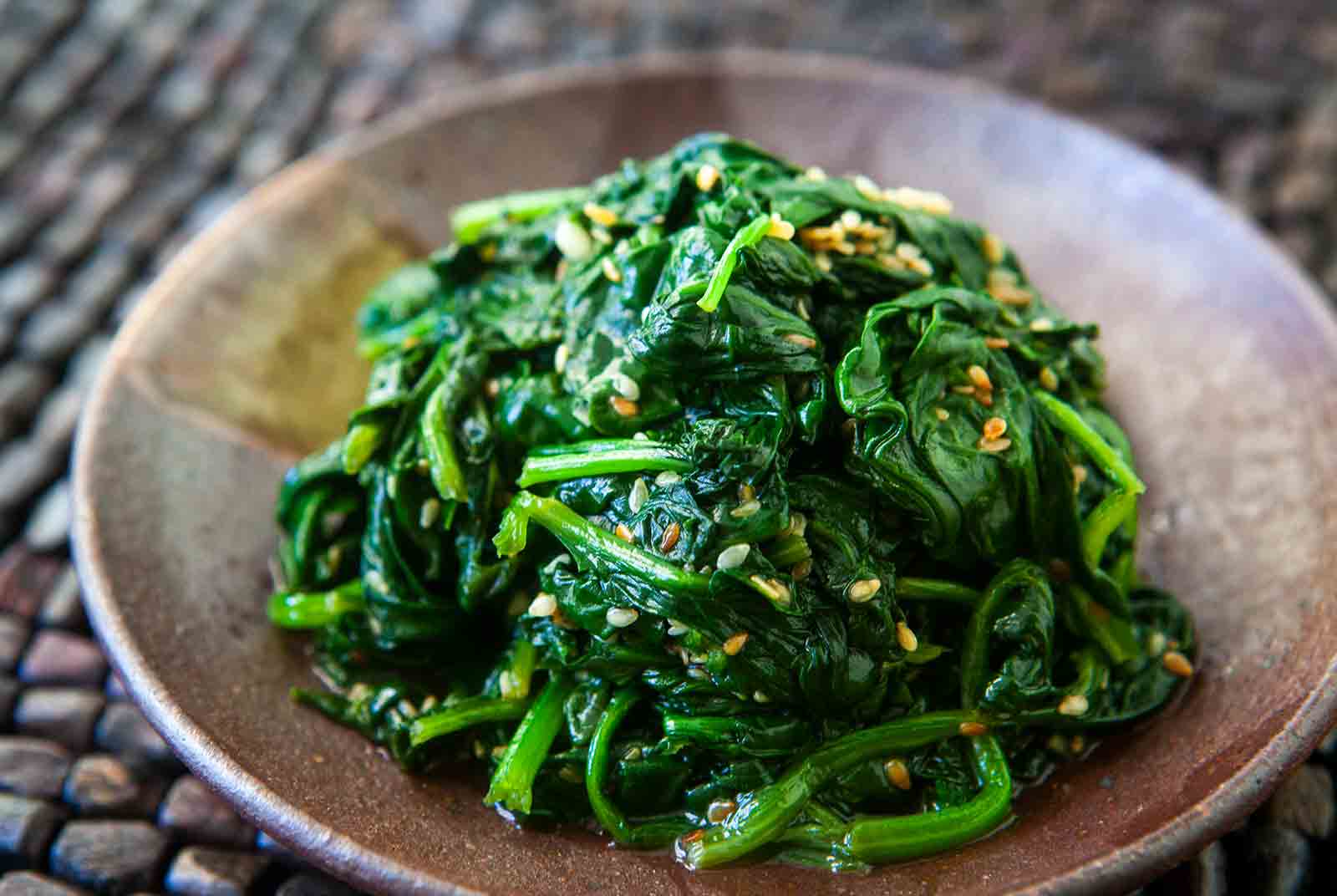 Spinach Sesame Garlic