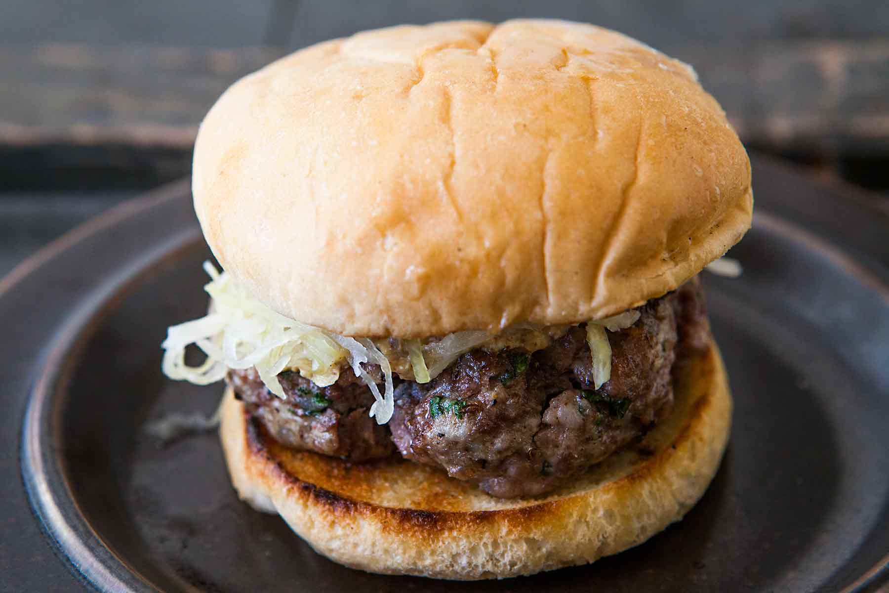German Pork Burger
