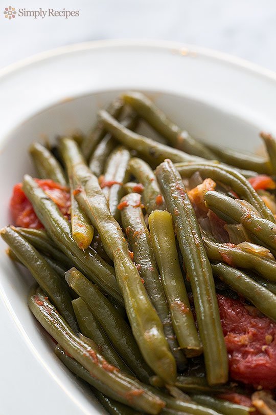 Green Beans with Bacon and Tomatoes