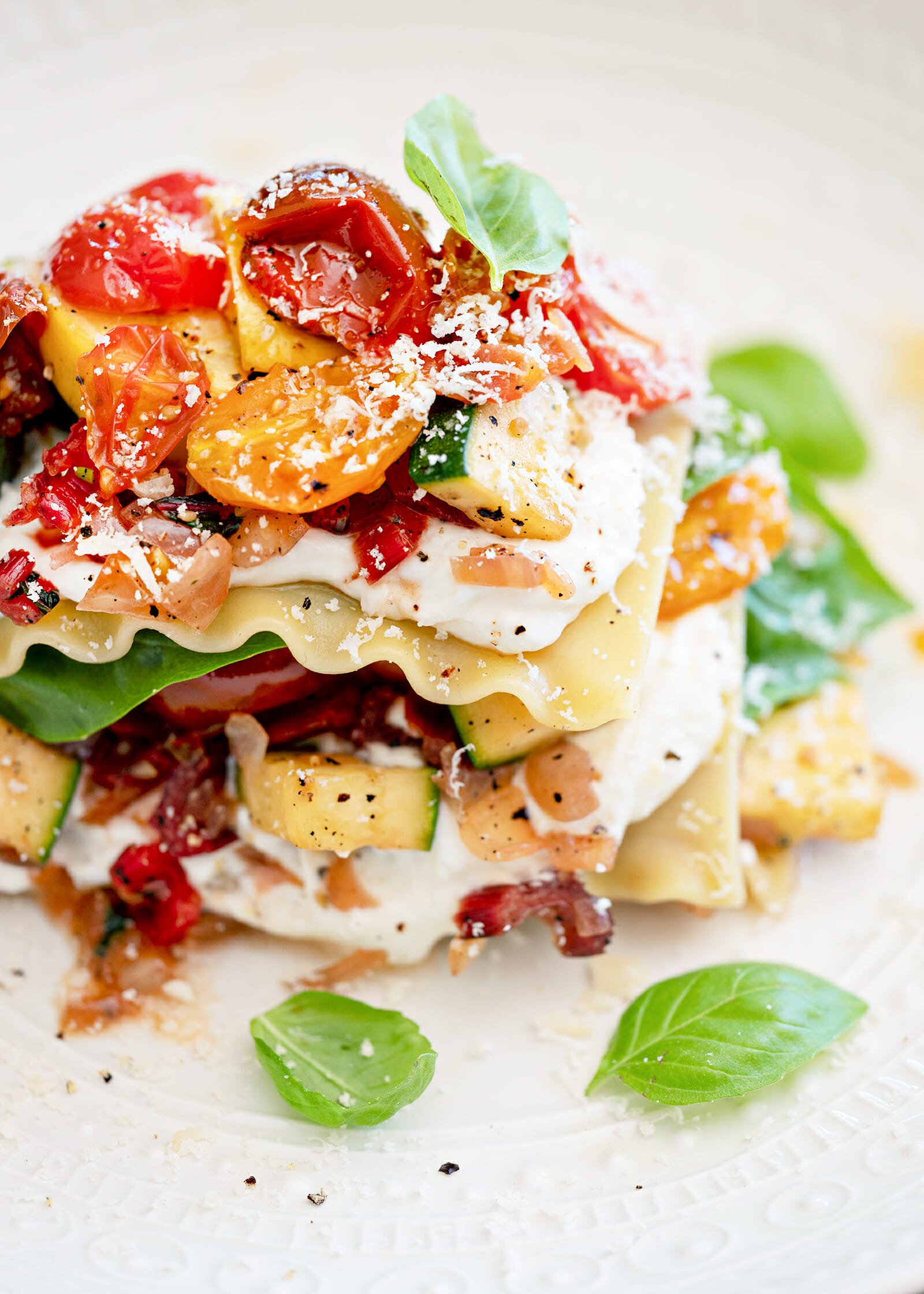 Summer vegetable lasagna recipe
