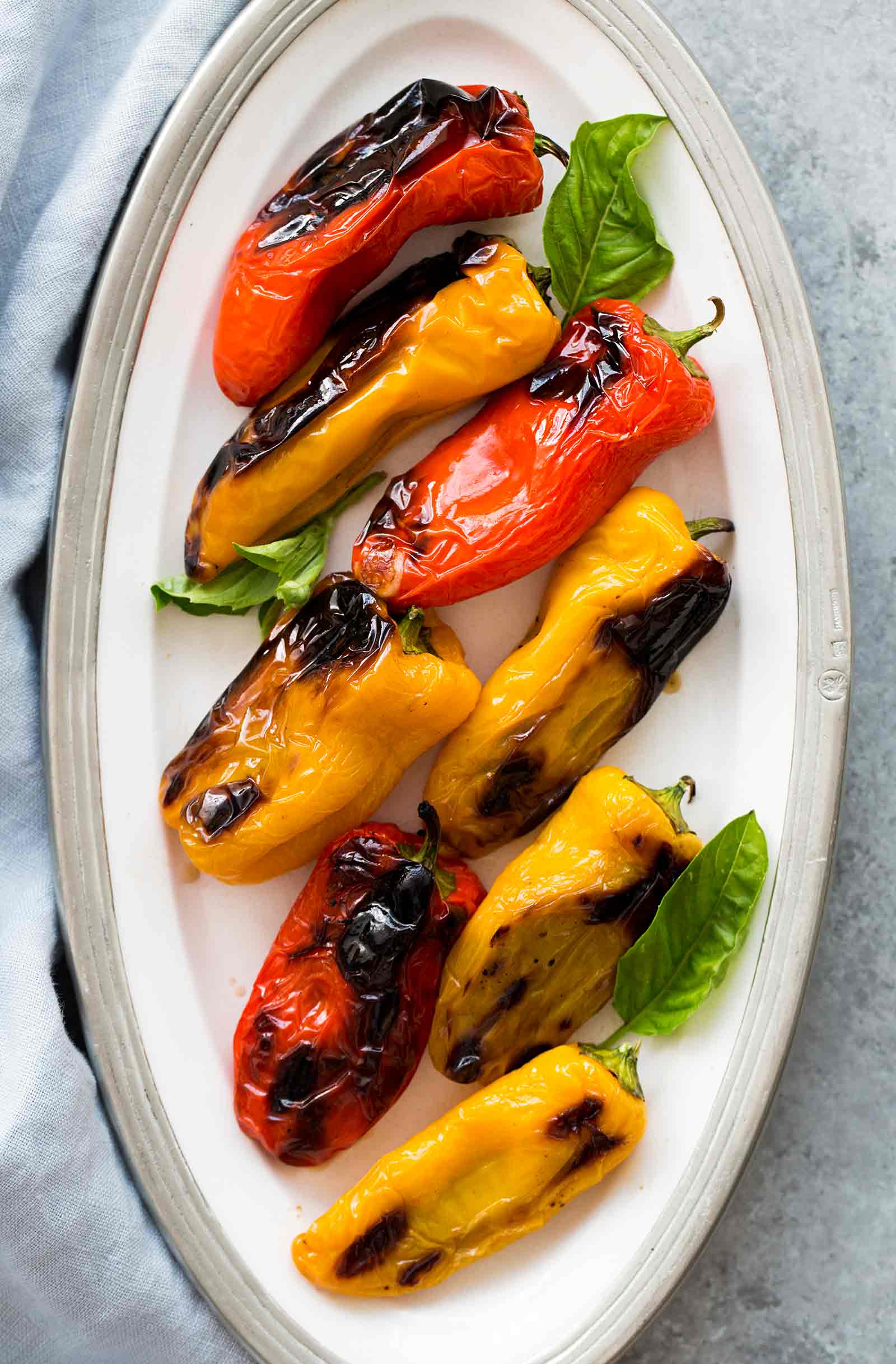 Mozzarella Stuffed Mini Peppers
