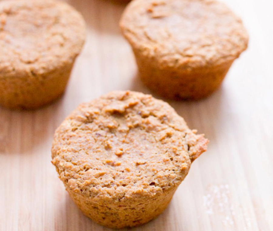 Muffins au pain de maïs à la citrouille