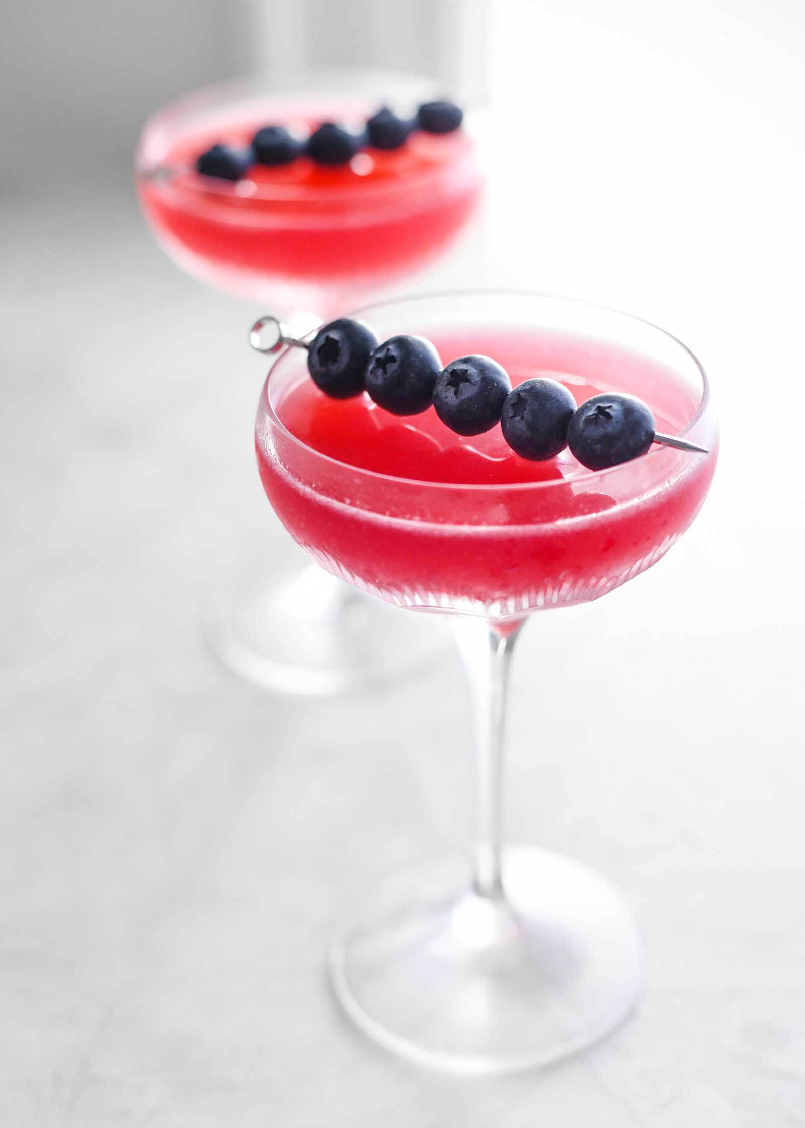 Pomegranate-Blueberry Cosmopolitan 2 blueberry cocktails