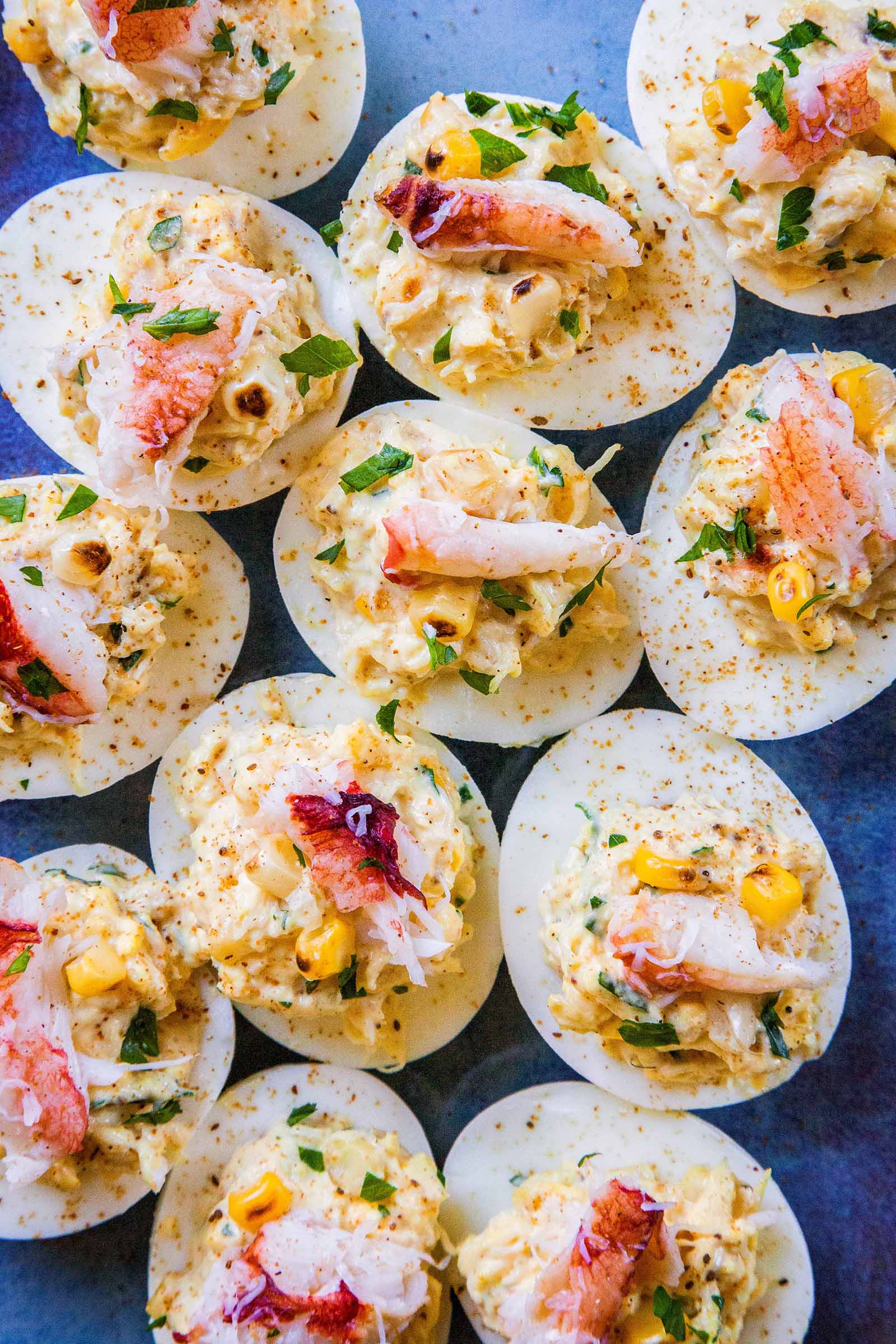 Old Bay Deviled Eggs