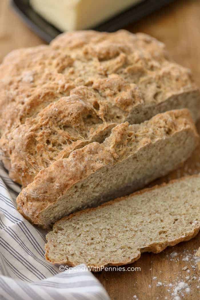 Irish Soda Bread sliced