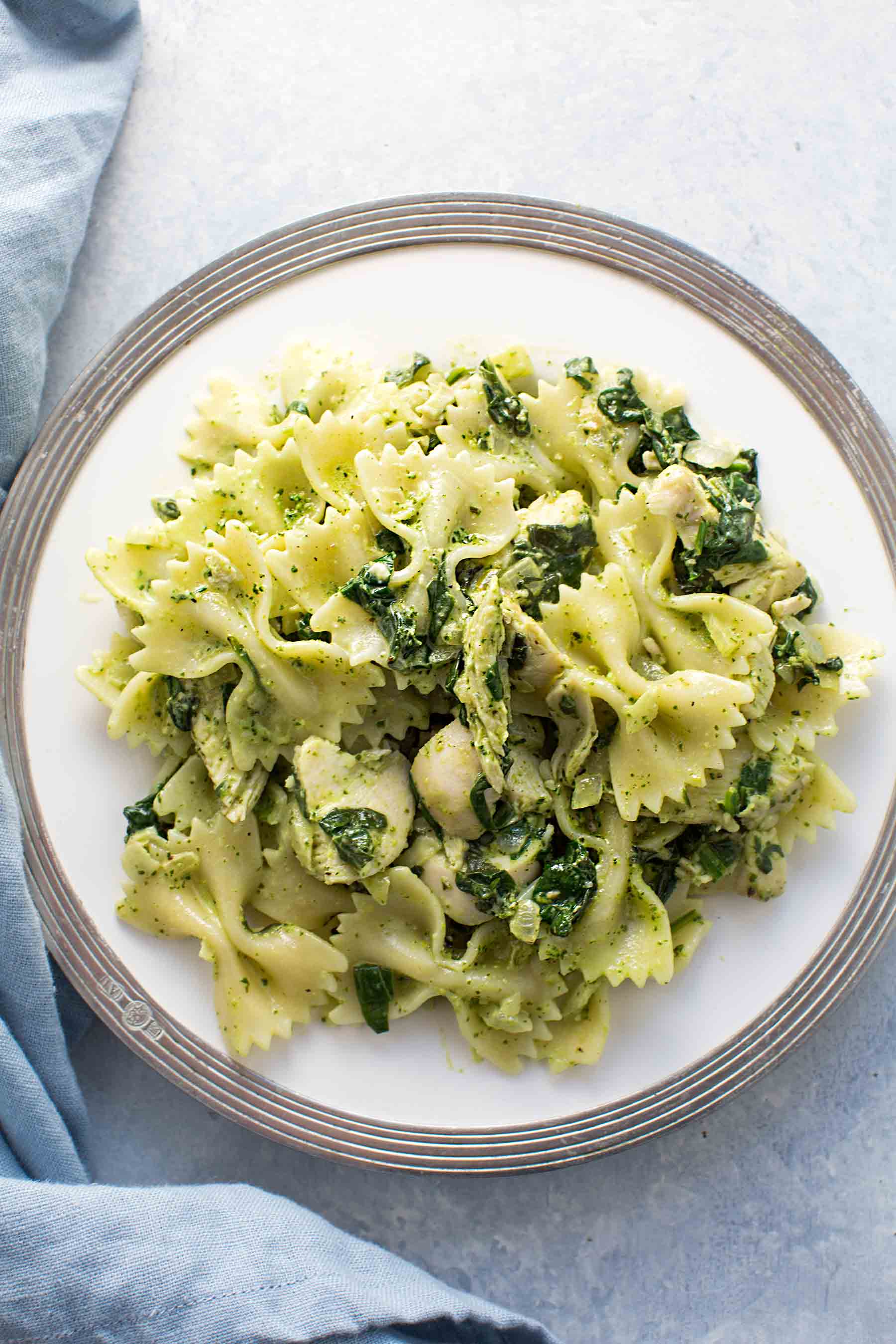 Chicken Florentine Pesto Pasta
