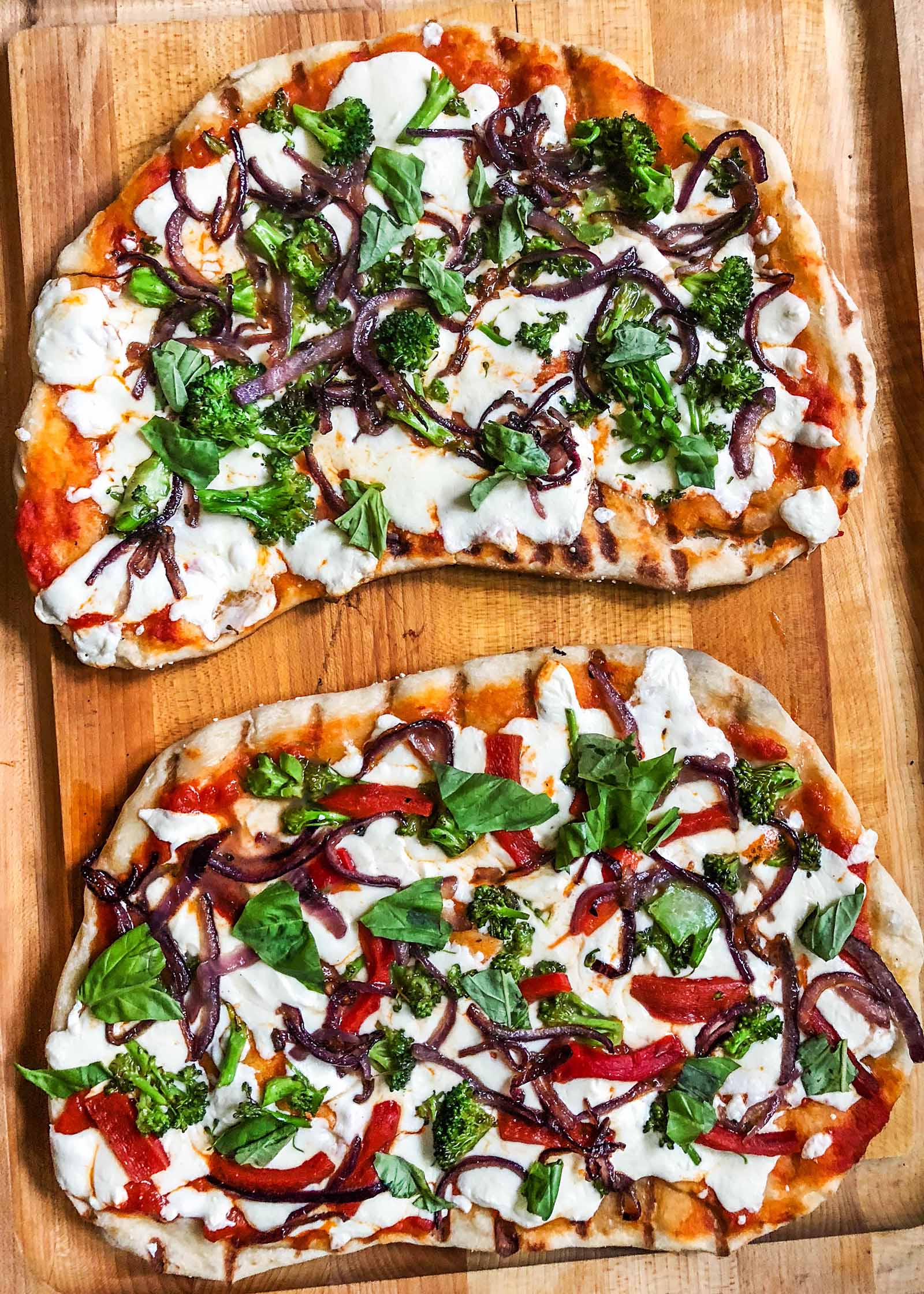 Vegetable Pizza on the Grill