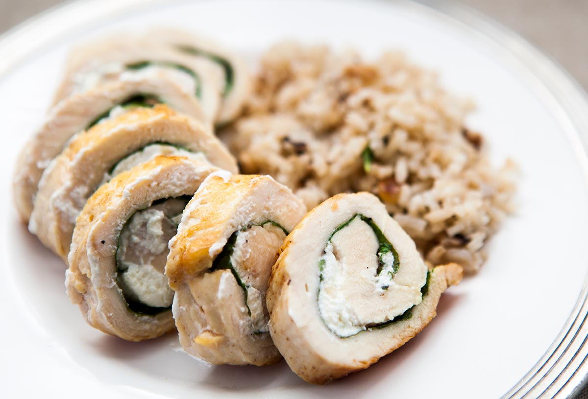Chicken Goat Cheese Arugula