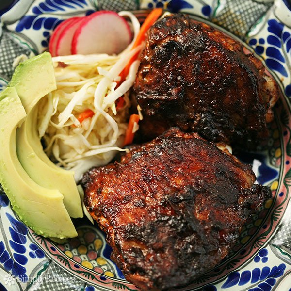 Red Chile Marinated Grilled Chicken