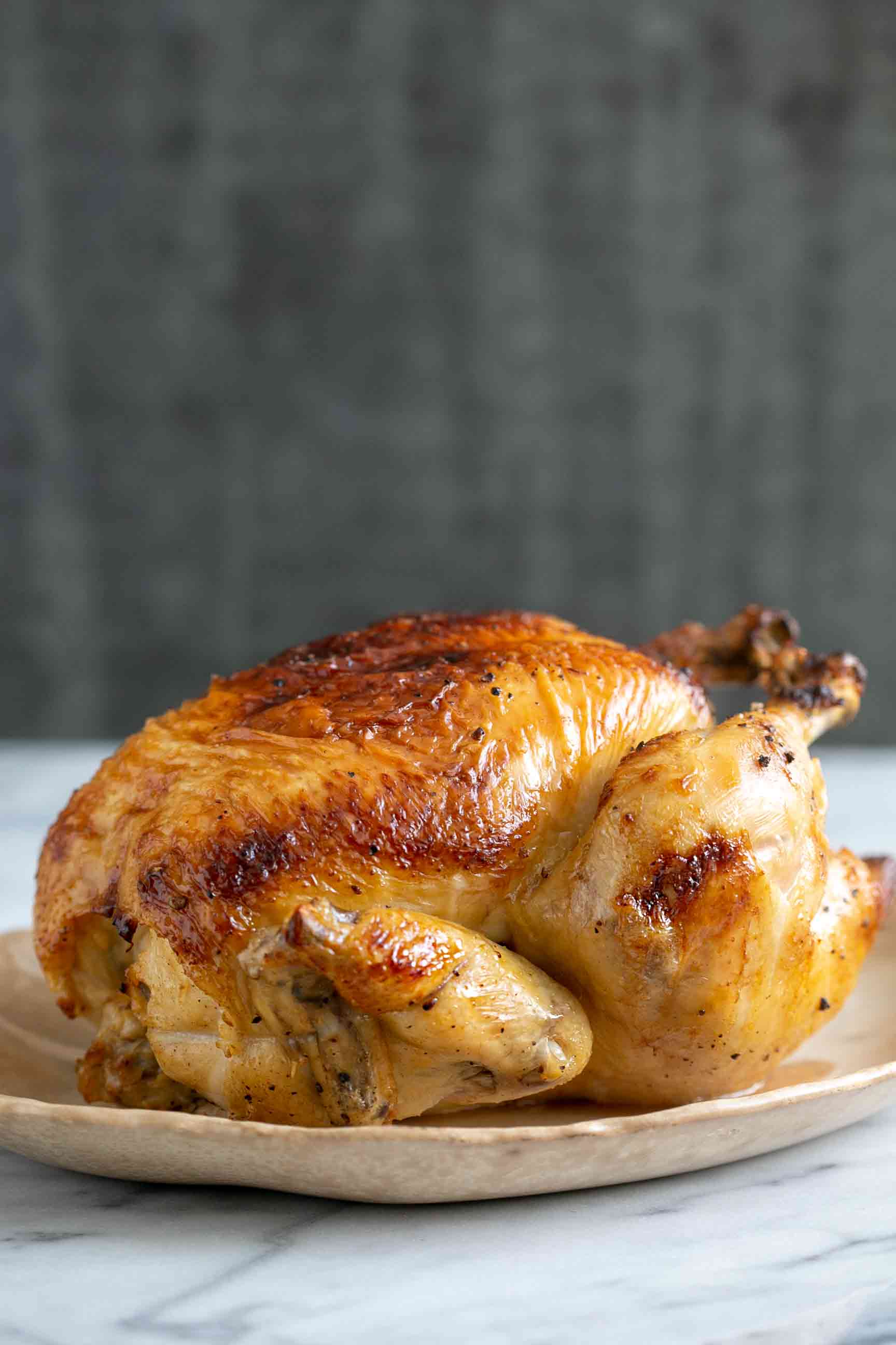 Honey Glazed Lemon Roast Chicken