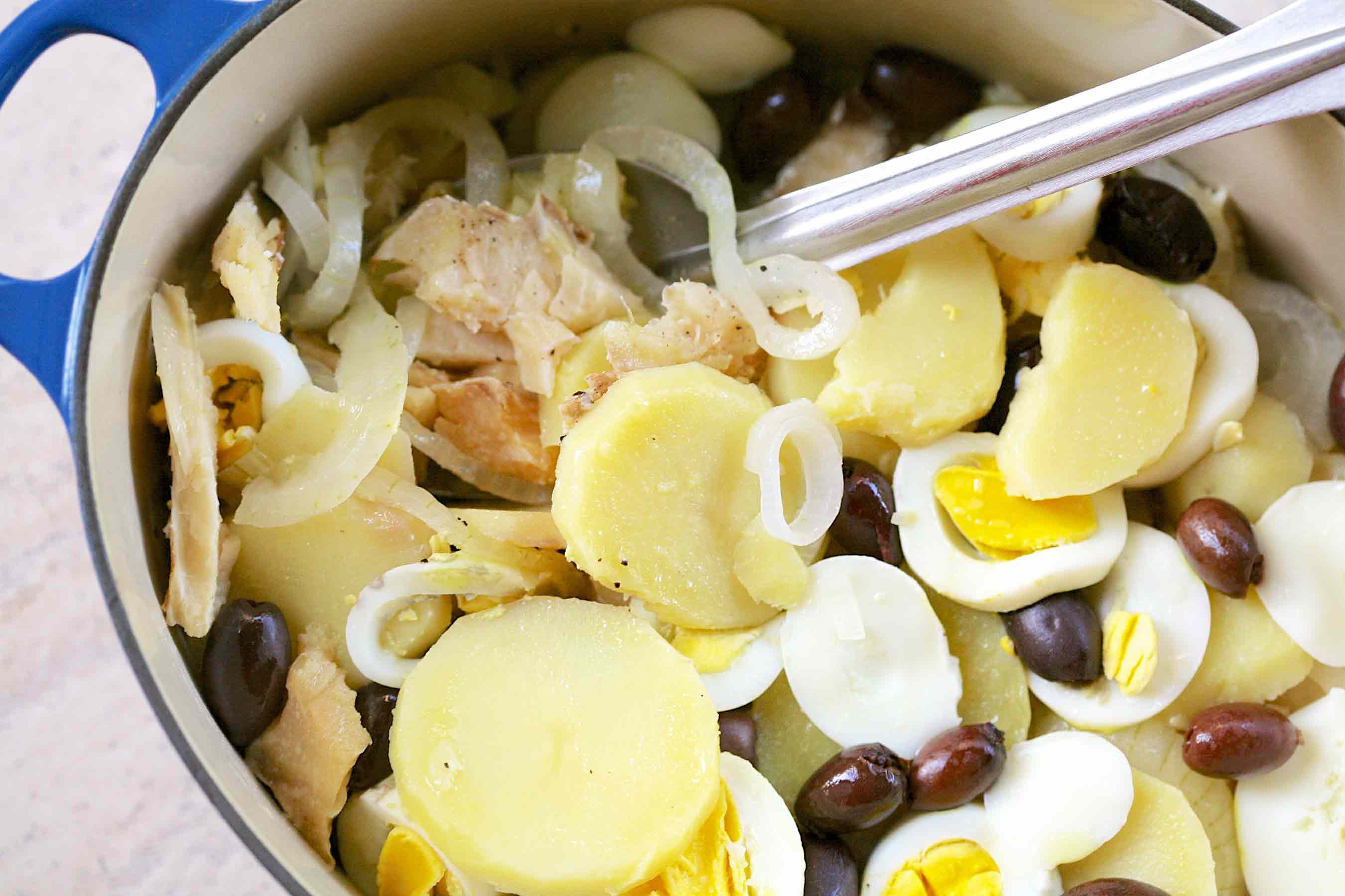 Portuguese Salt Cod Stew Bacalhoada Bacalao
