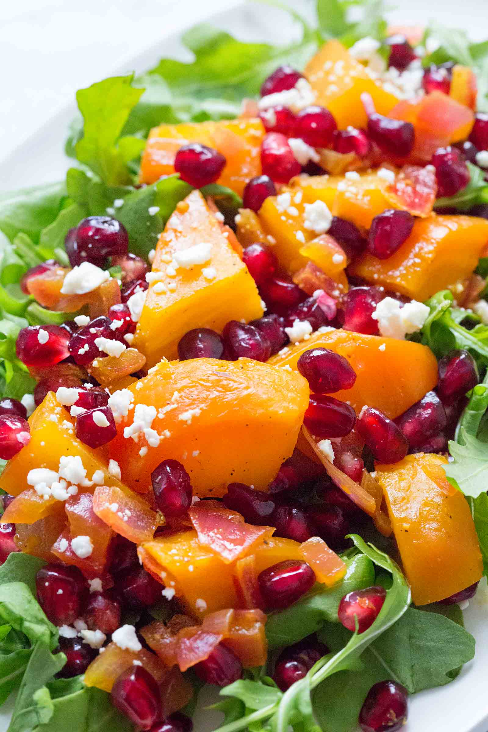 Golden Beet Pomegranate Salad