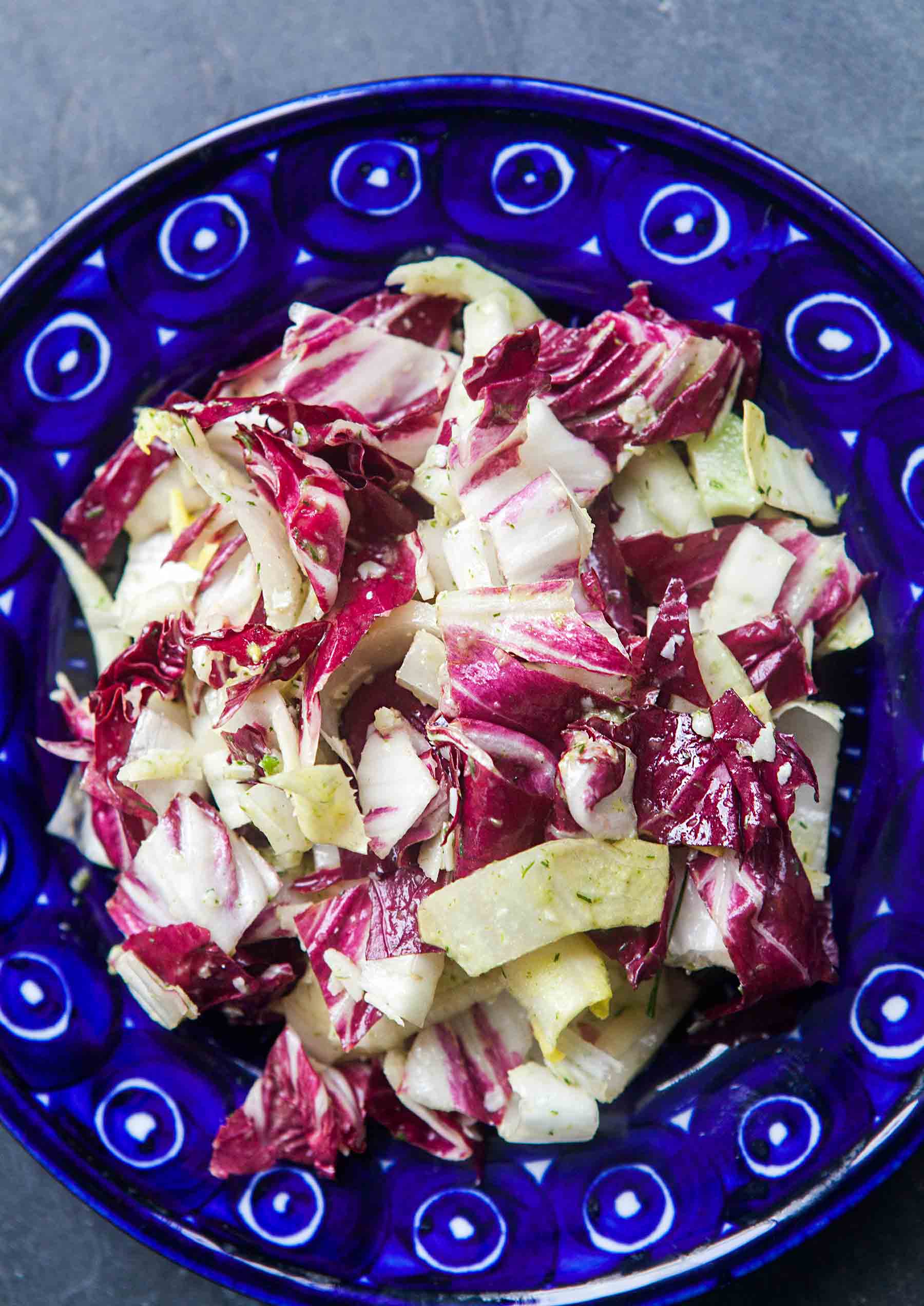 Fennel, Radicchio, Endive Salad