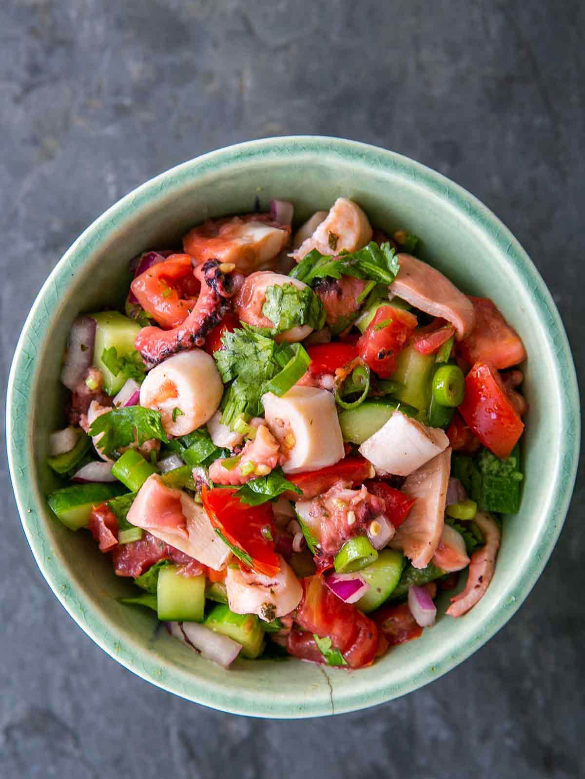 Salade de poulpe (Ensalada de Pulpo)