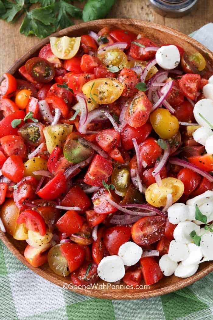 Salade de tomates fraîches