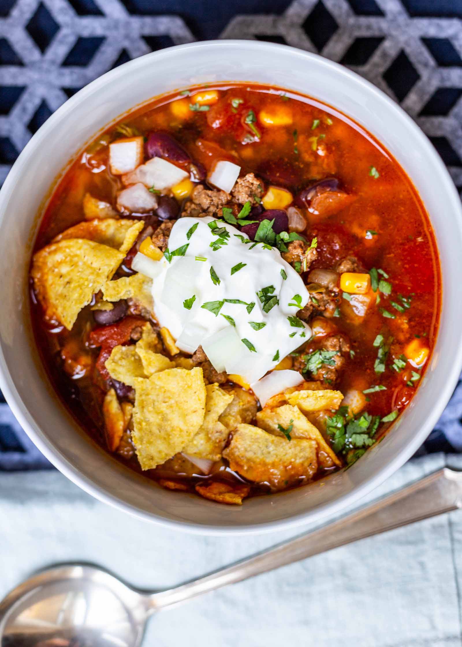 Soupe taco à l'autocuiseur