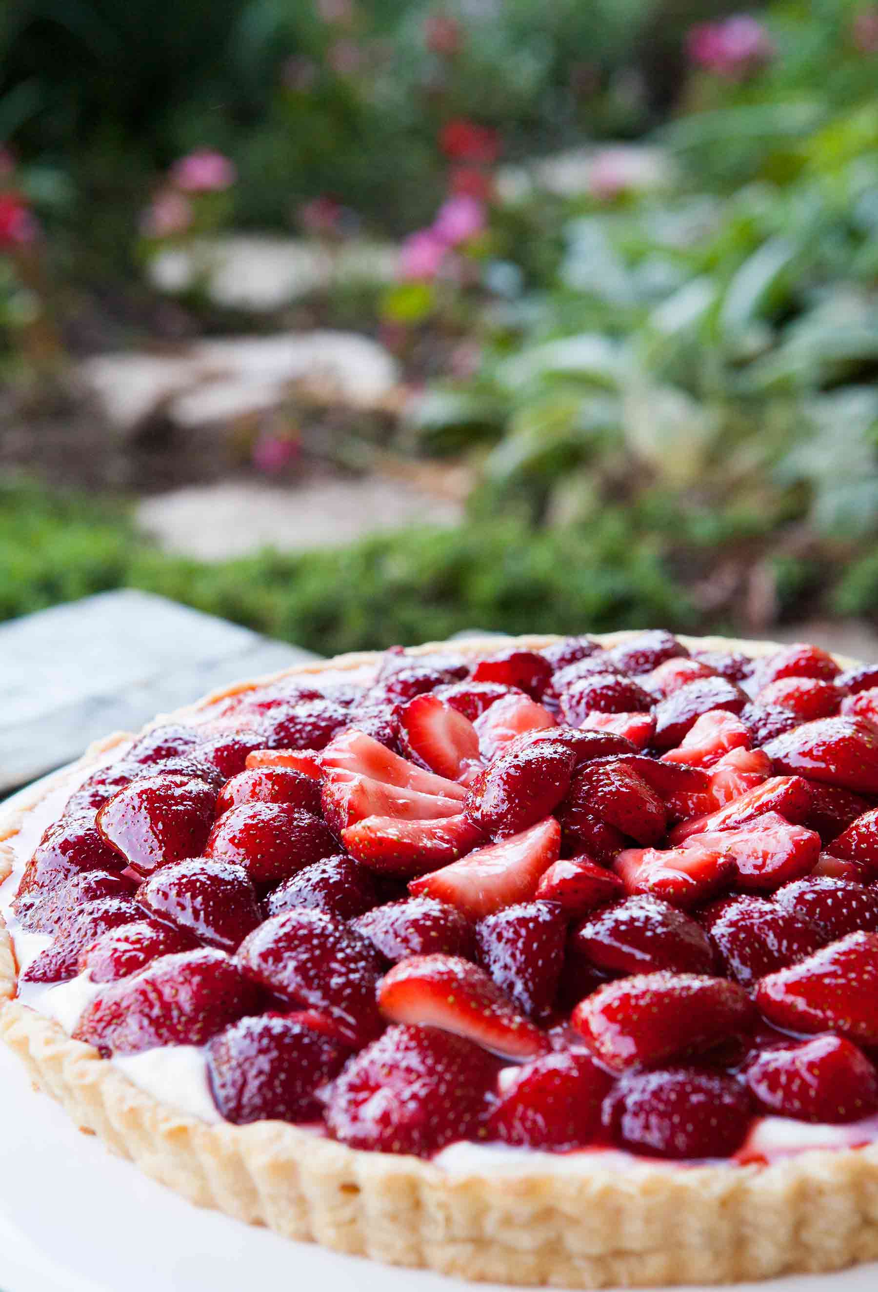 Strawberry Mascarpone Tart