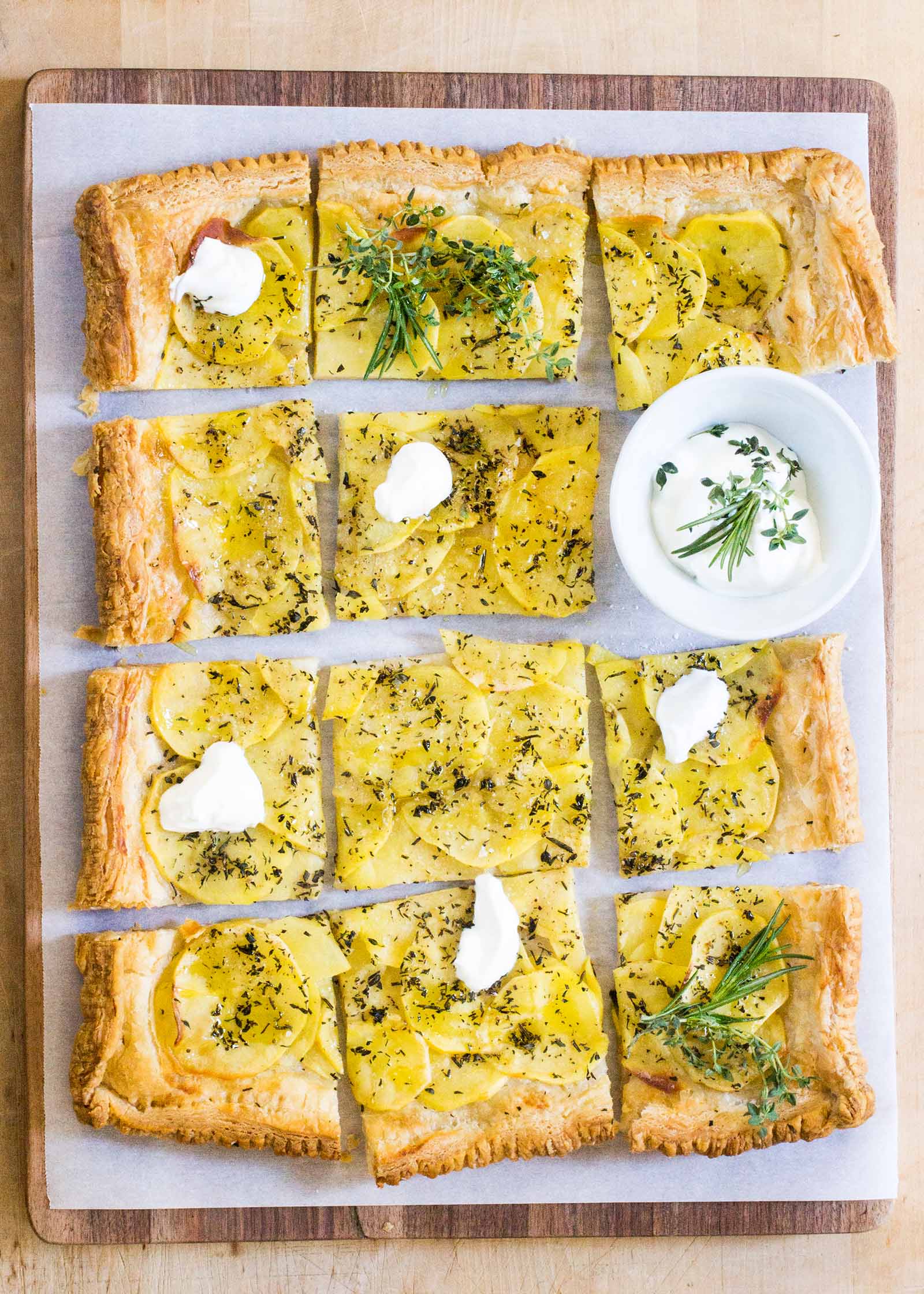 Potato Herb Tart