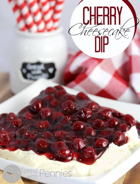 Trempette au fromage aux cerises (sans cuisson)
