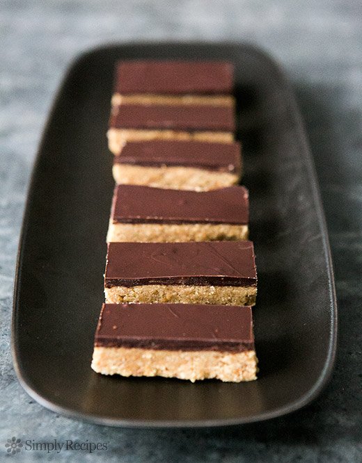 barres de chocolat au beurre de cacahuètes