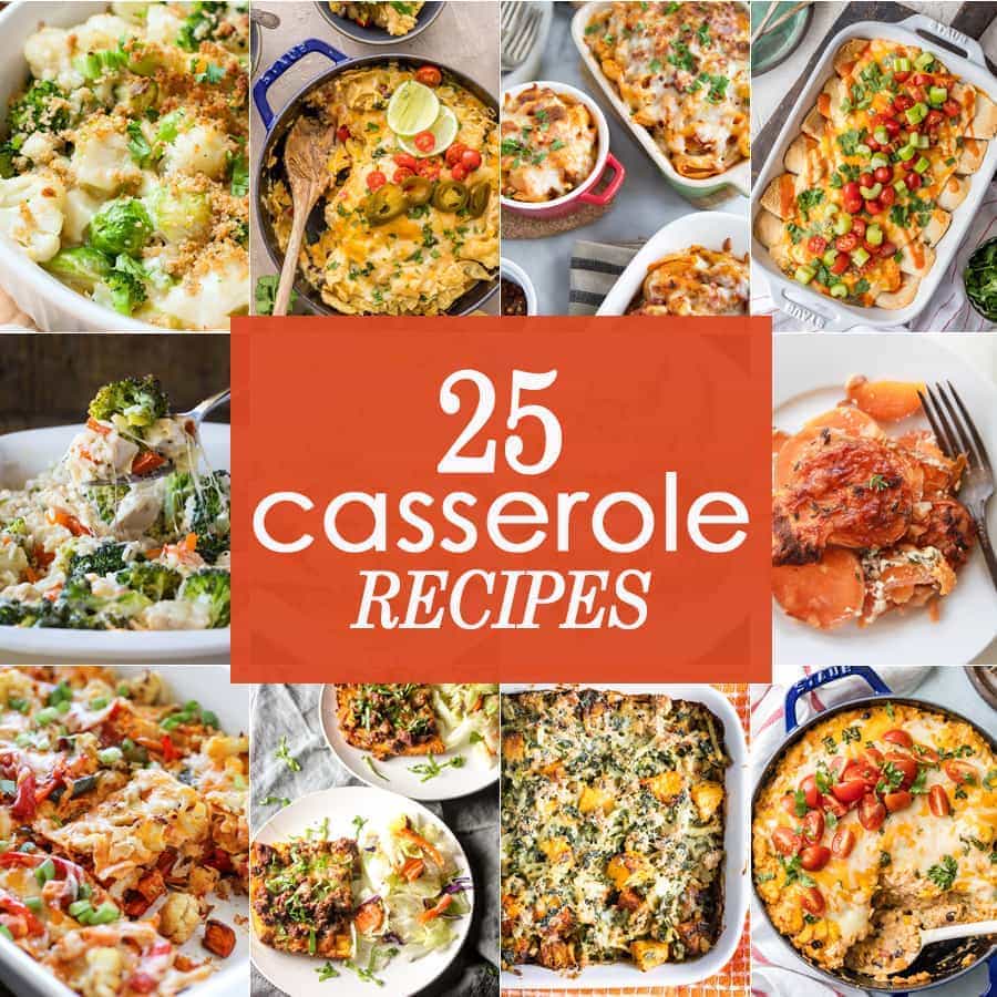 &iexcl;25 RECETAS DE CASSEROLE para cada ocasi&oacute;n! 25 recetas f&aacute;ciles de cazuela para Acci&oacute;n de Gracias, Navidad, Pascua y todo lo dem&aacute;s. Todo, desde guisos cl&aacute;sicos hasta pensar fuera de la caja. &iexcl;Mmm!