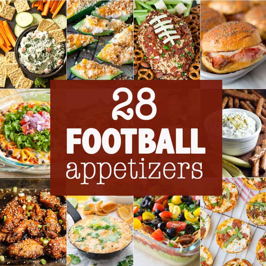 ¡28 de los MEJORES APERITIVOS DE FÚTBOL! ¡Bocadillos para salir de fiesta, divertirse y ver fútbol! Aplicaciones sabrosas y dulces para la temporada de fútbol. ¡EL MEJOR!