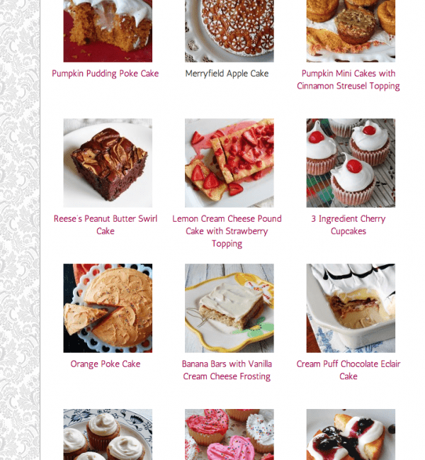 Ricette per dolci da cucina di Amanda