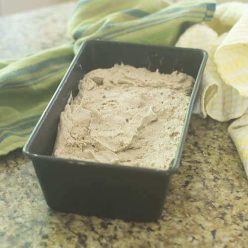 Pasta e miglio di farina di teff prima della cottura