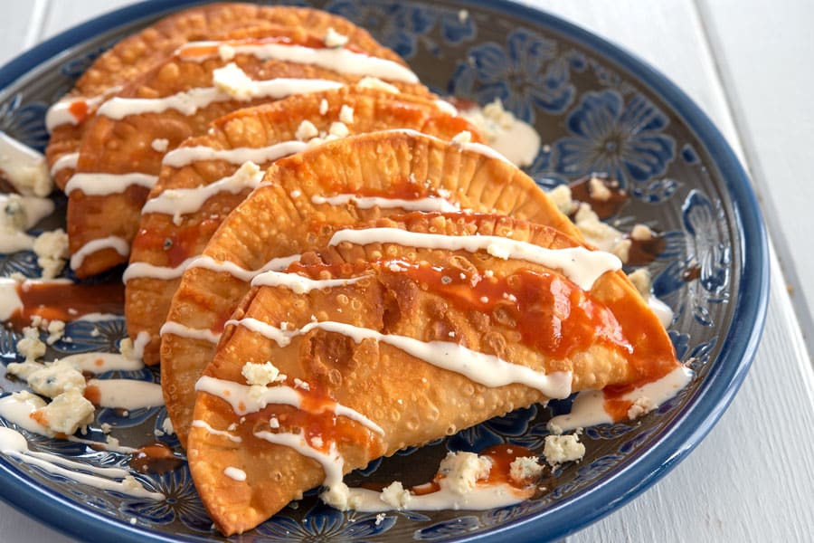 Piatto di Empanadas di pollo Buffalo