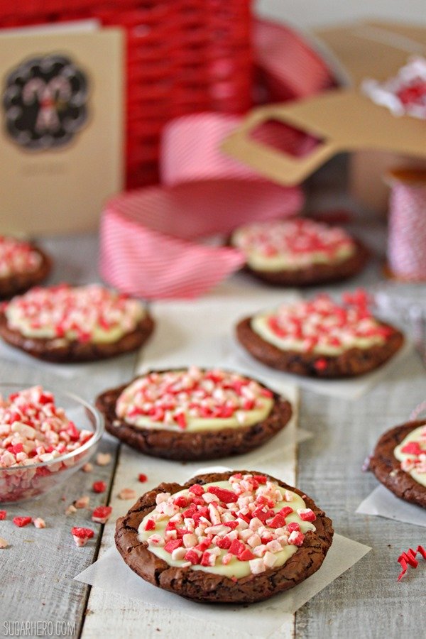 Biscotti croccanti alla menta e al cioccolato | Da SugarHero.com