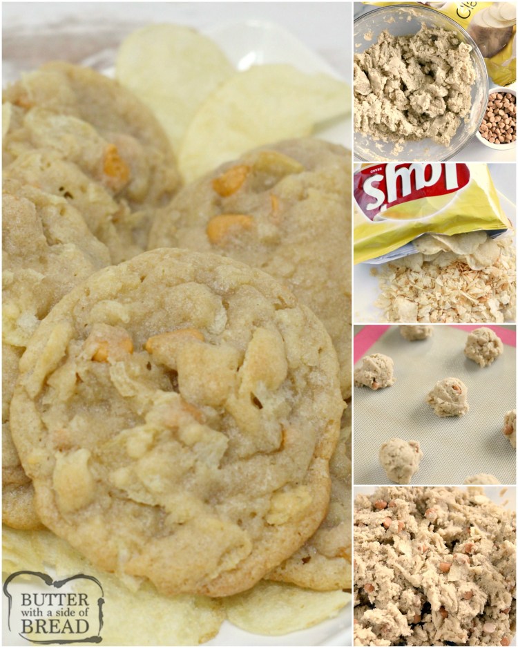 Le patatine fritte sono la combinazione perfetta di salato e dolce! Le patatine al caramello e le patatine fritte si abbinano molto bene in questa ricetta di biscotti con patatine!