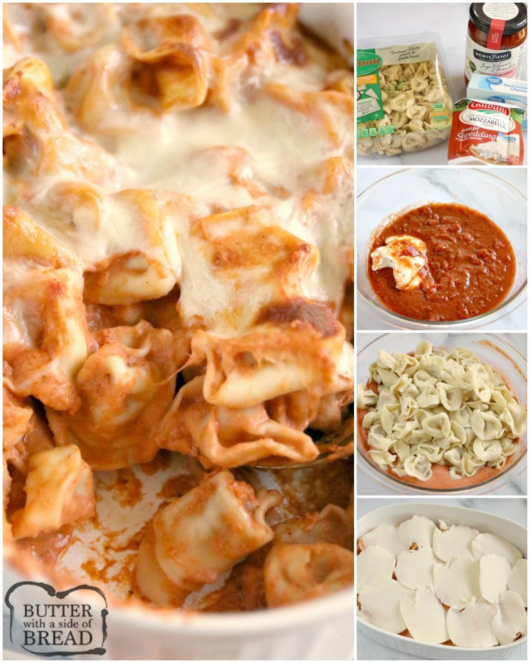 Foto dettagliate su come preparare i tortellini al forno.