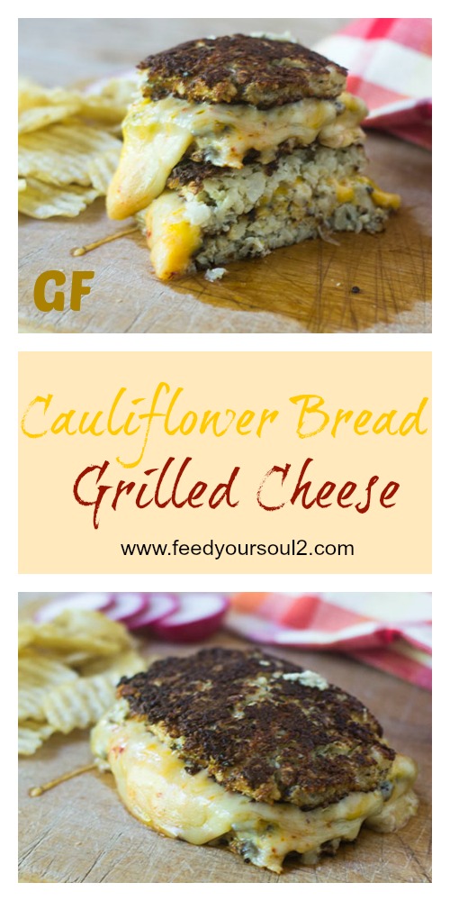 Pane al cavolfiore Formaggio grigliato #sandwich # gensegura #complaint # di cavolfiore |  feedyoursoul2.com