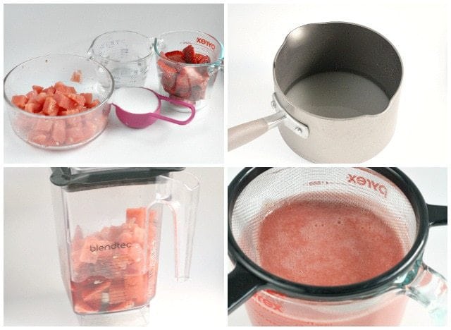 Sorbetto all'anguria e frutti di bosco - 