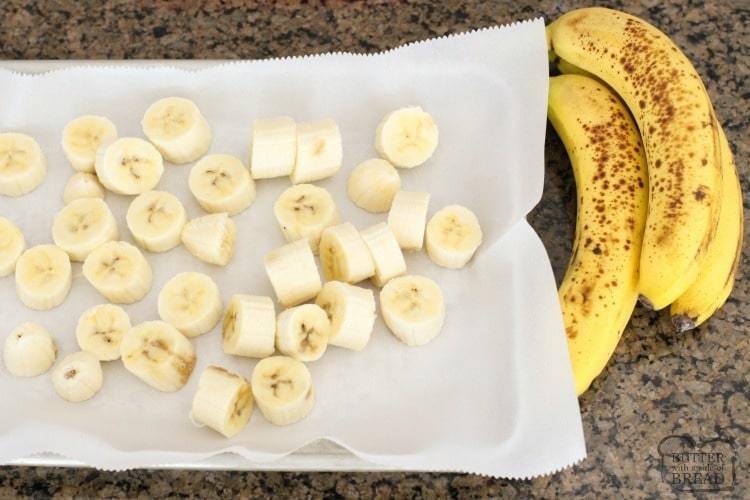 congelare le banane mature