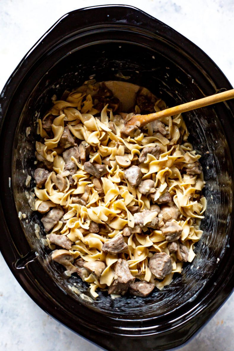 Strock Pot Beef Stroganoff