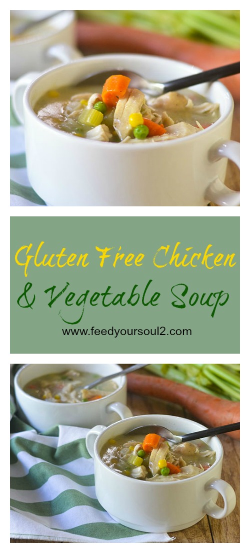 #Soup #chicken #creamy #glutenfree zuppa di verdure cremosa senza glutine | feedyoursoul2.com