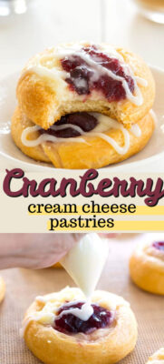 immagine di pin di cheesecake alla crema di mirtilli rossi